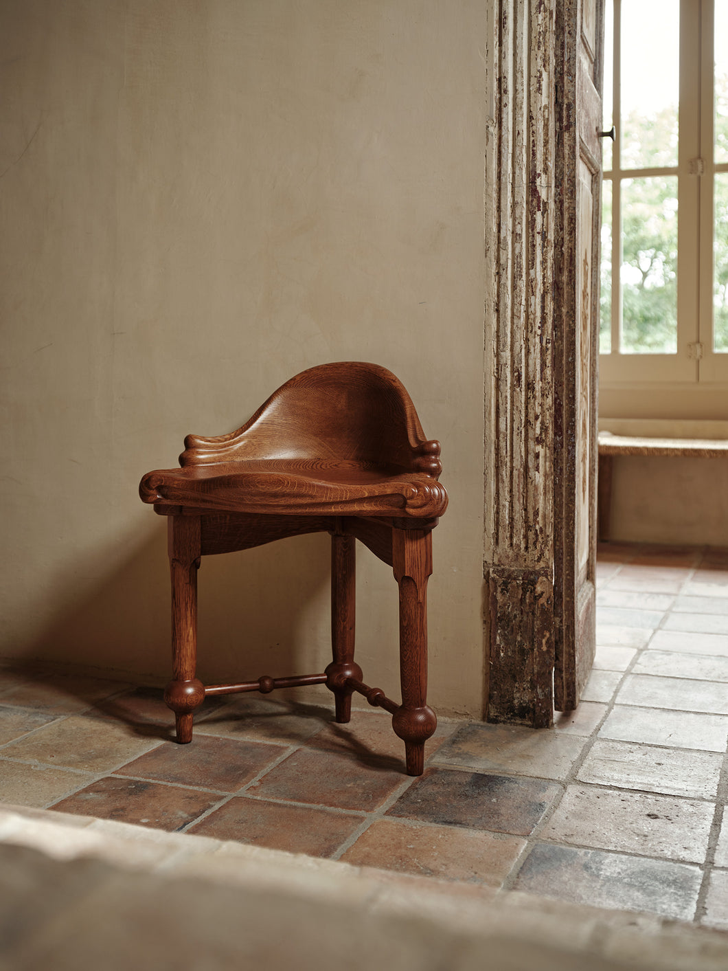 Calvet stool by Antoni Gaudí
