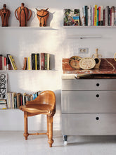 Load image into Gallery viewer, Calvet stool by Antoni Gaudí
