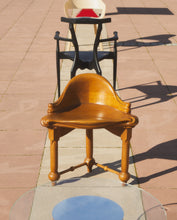 Load image into Gallery viewer, Calvet stool by Antoni Gaudí
